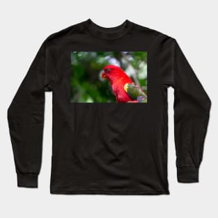 Red Macaw Long Sleeve T-Shirt